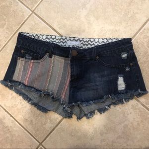 Dark denim O’Neill cut off shorts